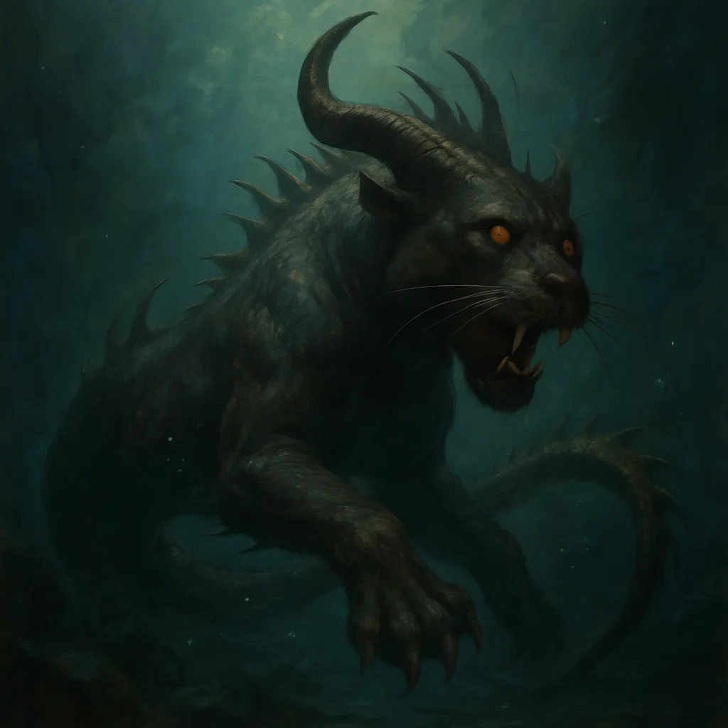 Underwater panther