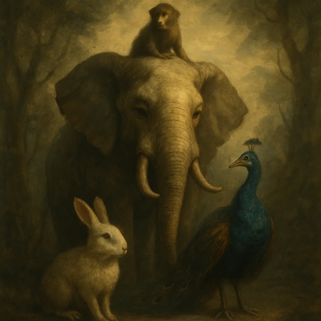 Four harmonious animals